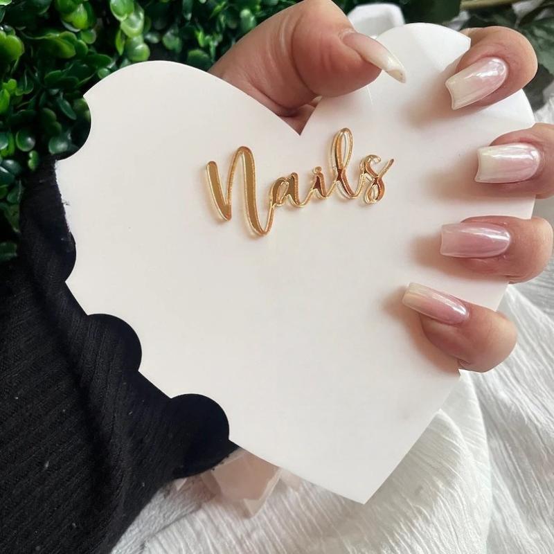 Tech Accessories Board - 【B】Acrylic Nail Art Display Board, Manicure
