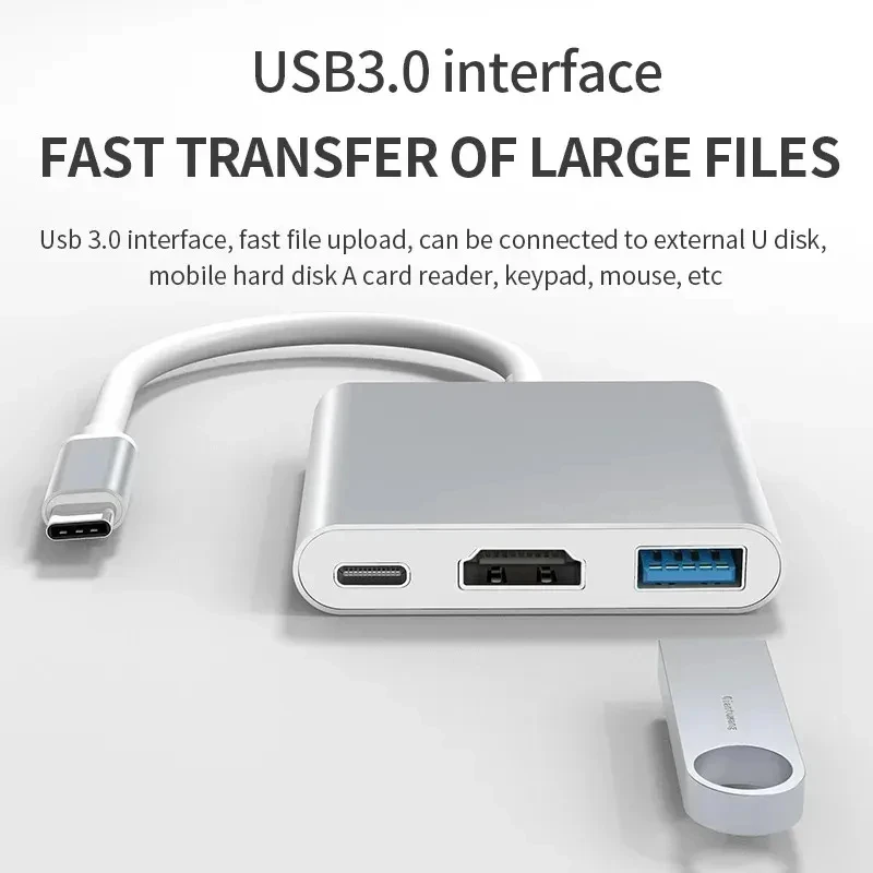 3 IN 1 USB PD HDMI Docking Sta - Usb C To Hdmi 评论和价格