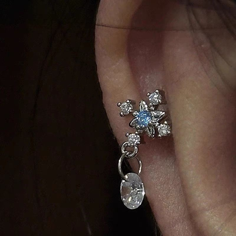 1pcs Quality Shiny Cross Blue  - Y2K Tech Accessories 评论和价格