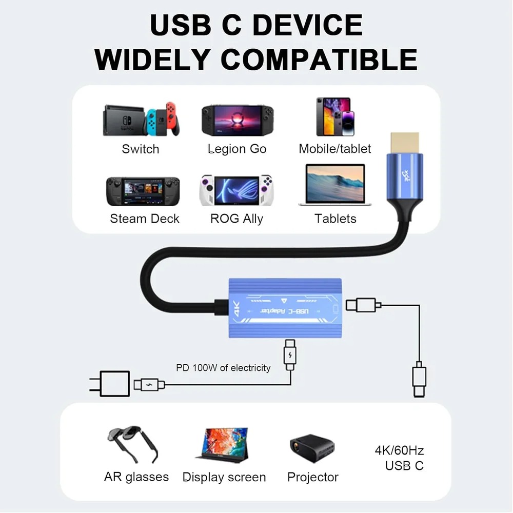 HDMI‑compatible to USB‑C Video - Usb C To Hdmi 评论和价格