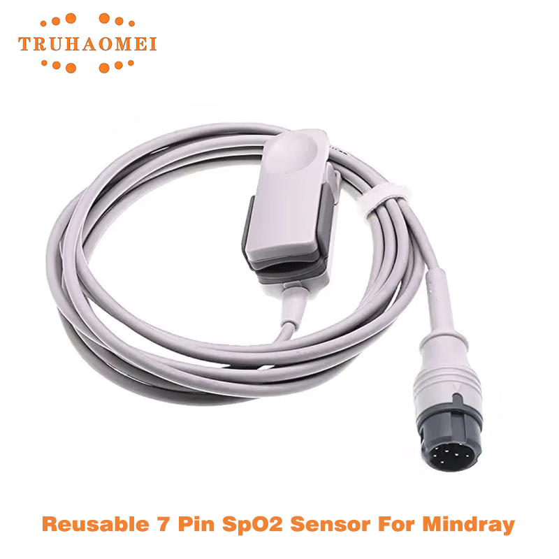 8 Pin Reusable SPO2 Sensor for - M Tech Accessories 评论和价格