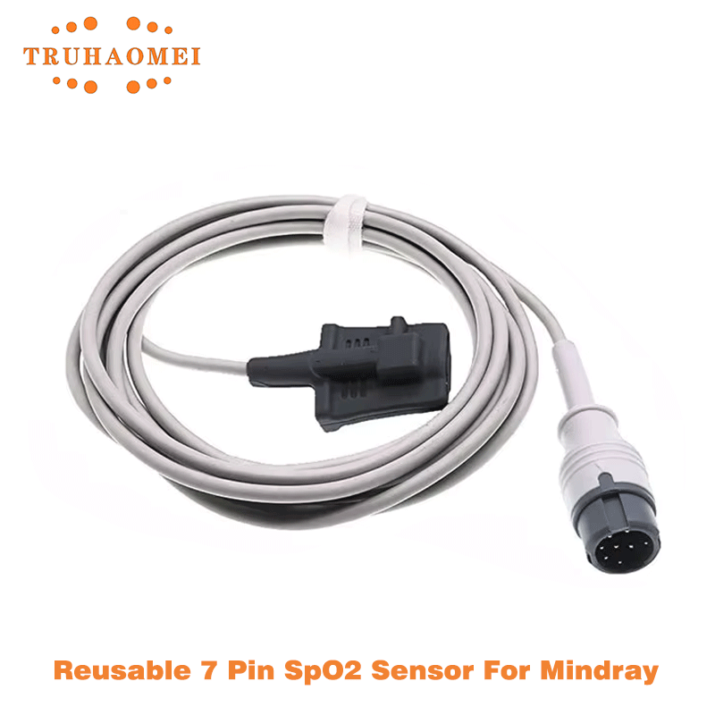 8 Pin Reusable SPO2 Sensor for - M Tech Accessories 评论和价格