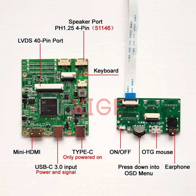 Driver Controller Board For LT - Usb C To Hdmi 评论和价格