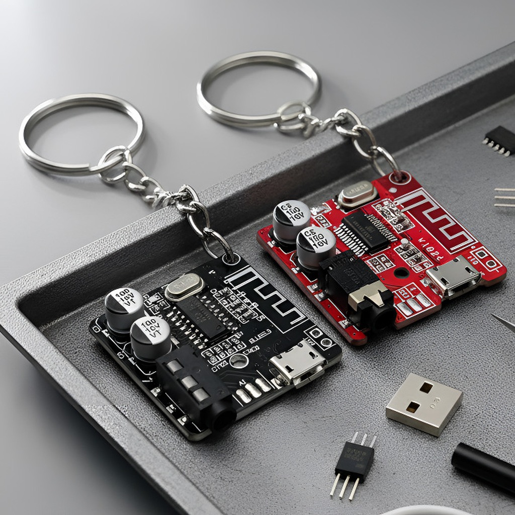 Retro Tech Aesthetic PCB and M - Tech Keychain Accessories 评论和价格