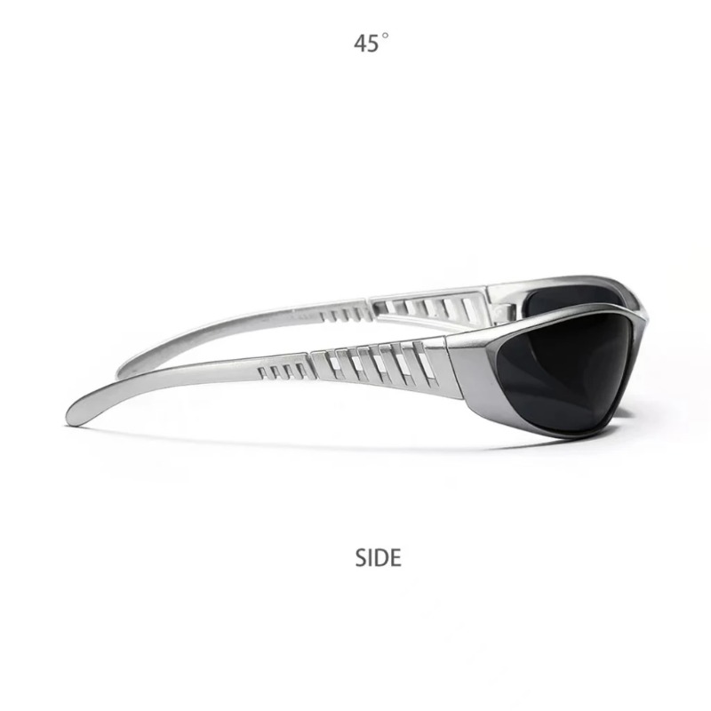 New Unisex Y2K Silver Sunglass - Y2K Tech Accessories 评论和价格