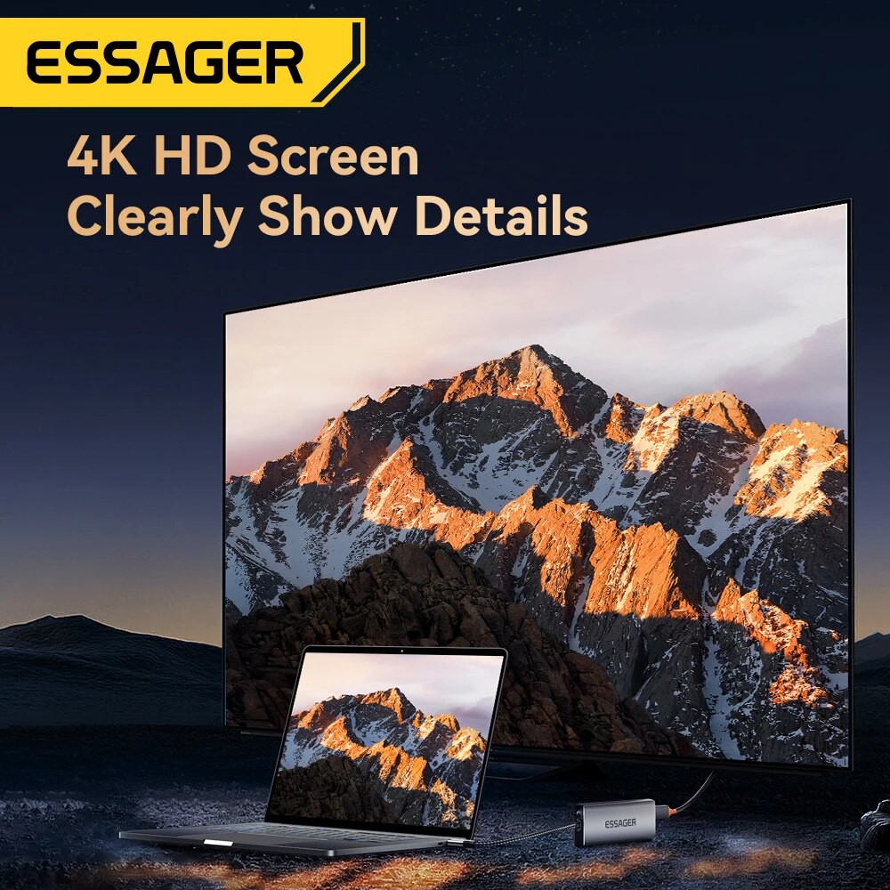 Essager 8-in-1 USB Hub With Di - Usb C To Hdmi 评论和价格