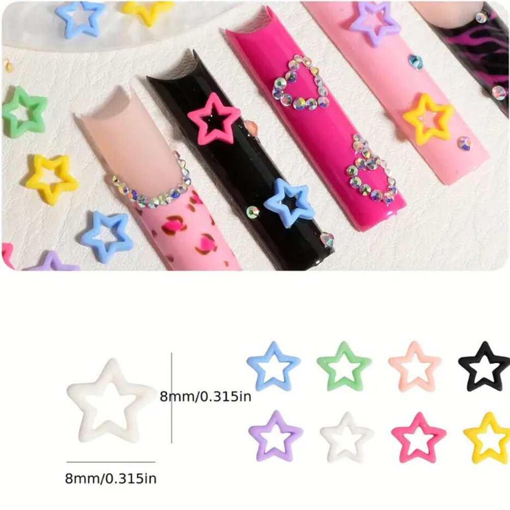 50/100Pcs Candy Color 8mm Holl - Y2K Tech Accessories 评论和价格