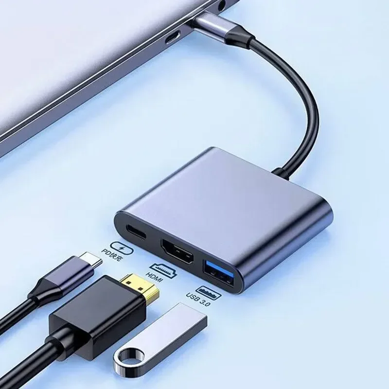 Type-C 3-in-1 Multiport Adapte - Usb C To Hdmi 评论和价格